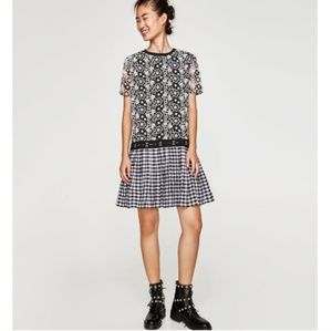Zara Embroidered Dress